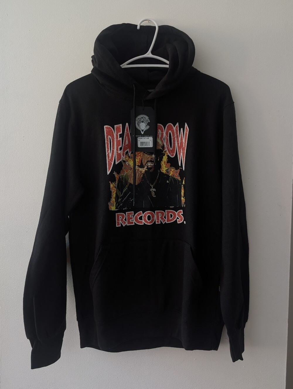 NWT Crooks & Castles Death Row Records Snoop Dogg Fleece Hoodie Pullover S
